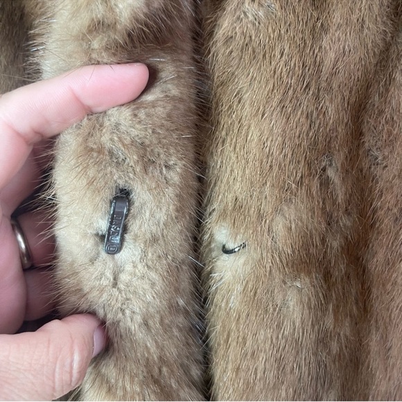 Vintage Beautiful Mid Length Golden Mink Size 42 - Picture 9 of 15